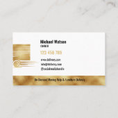 プロフェッショナルボックストラック移動搬送運搬 名刺 (裏面)