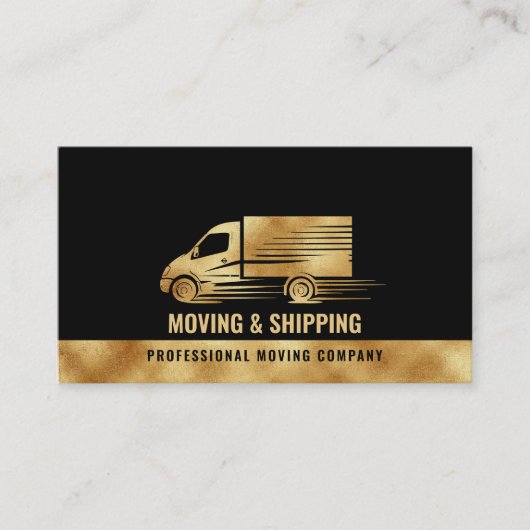 プロフェッショナルボックストラック移動搬送運搬 名刺 (正面)