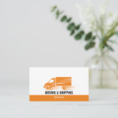 プロフェッショナルボックストラック移動配送サービス 名刺 (スタンド正面)