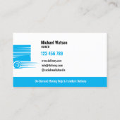 プロフェッショナルボックストラック移動配送会社 名刺 (裏面)