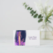 プロフェッショナルボーカリスト、歌手、音楽ビジネスカード 名刺 (スタンド正面)