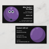 プロフェッショナルボーリングプロ店 |黒 名刺 (正面/裏面)