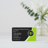 プロフェッショナルポッドキャスト作成名刺 名刺 (スタンド正面)