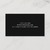 プロフェッショナルマイク音楽録音スタジオ 名刺 (裏面)