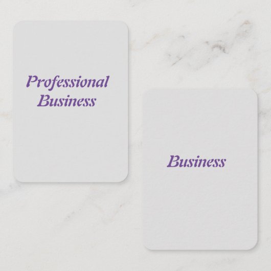 プロフェッショナルマイティ3.5インチx2.5インチ名刺 名刺 (正面/裏面)