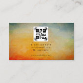 プロフェッショナルマウンテンズ抽象芸術モノグラム 名刺 (裏面)