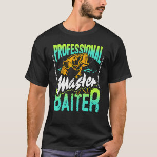 プロフェッショナルマスターベイターフィッシュ魚釣りフィッシャーマン Tシャツ