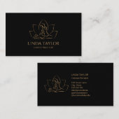 プロフェッショナルマッサージセラピストロータスカイロプラクター 名刺 (正面/裏面)