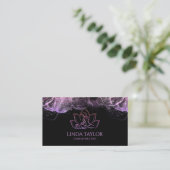 プロフェッショナルマッサージセラピストロータスカイロプラクター 名刺 (スタンド正面)