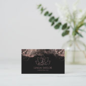 プロフェッショナルマッサージセラピストロータスカイロプラクター 名刺 (スタンド正面)