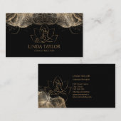 プロフェッショナルマッサージセラピストロータスカイロプラクター 名刺 (正面/裏面)