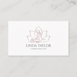 プロフェッショナルマッサージセラピストロータスカイロプラクター 名刺