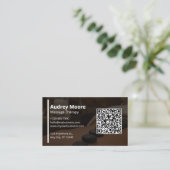 プロフェッショナルマッサージセラピーテンプレートデザイン 名刺 (スタンド正面)