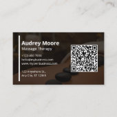 プロフェッショナルマッサージセラピーテンプレートデザイン 名刺 (正面)