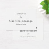 プロフェッショナルマッサージパーラーギフト券 (デスク)