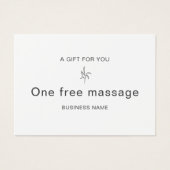 プロフェッショナルマッサージパーラーギフト券 (正面)