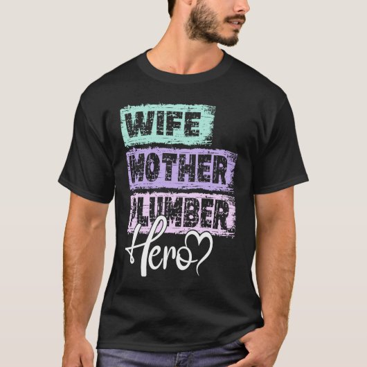 プロフェッショナルママヒーローママ配管工1 Tシャツ (正面)