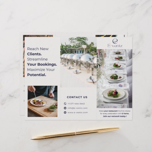 プロフェッショナルマーケティングイベントパンフレット (正面/裏面インサイチュ)