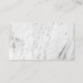 プロフェッショナルマーブルピンクQRコードビジモダンネス コーリングカード (裏面)