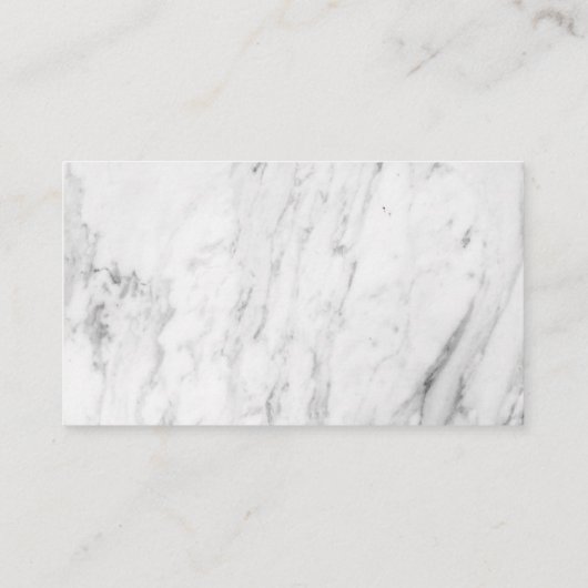 プロフェッショナルマーブルピンクQRコードビジモダンネス コーリングカード (裏面)