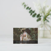 プロフェッショナルミニエレガントマリスト写真 名刺 (スタンド正面)