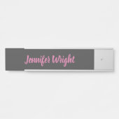 プロフェッショナルミニマフェミニンリストエレガント サインプレート (正面)