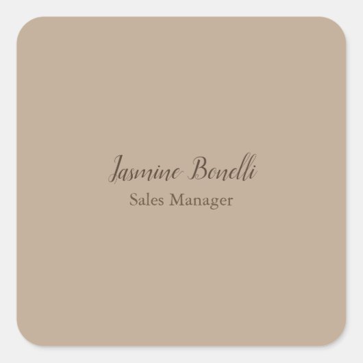 プロフェッショナルミニマモダンリスト スクエアシール (正面)