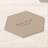 プロフェッショナルミニマモダンリスト ペーパーコースター (アングル)