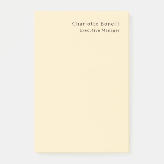 プロフェッショナルミニマモダンリスト ポストイット (正面)