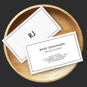 プロフェッショナルミニマリストのホワイトコンサルタント 名刺