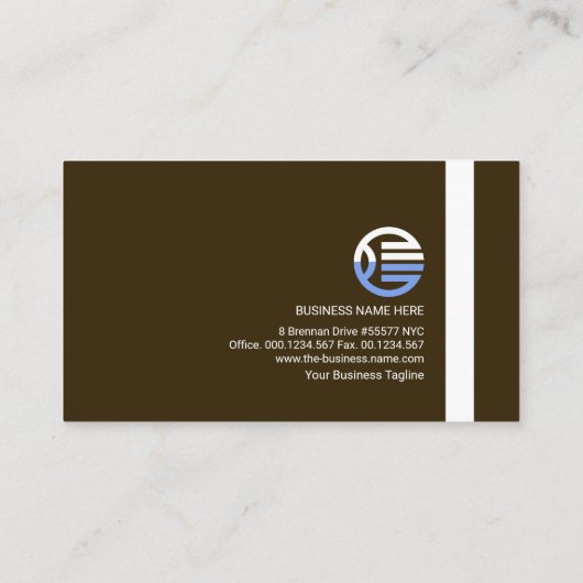 プロフェッショナルミニマリストエクサイトブラウンCEO 名刺 (裏面)