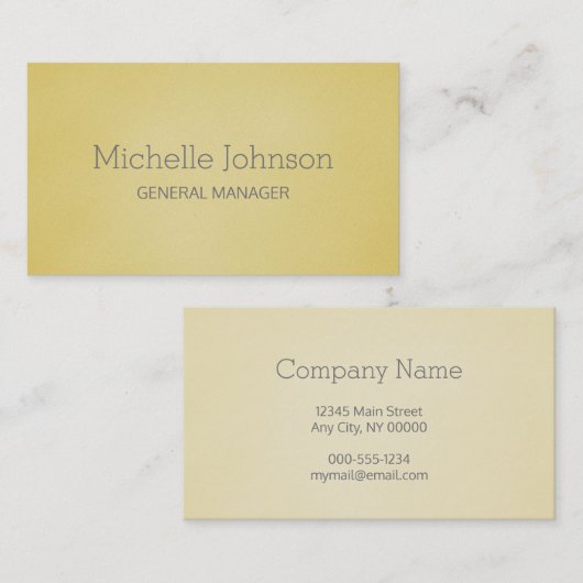 プロフェッショナルミニマリストグラニータン 名刺 (正面/裏面)