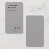 プロフェッショナルミニマリストグレクラシカルイ平野 名刺 (正面/裏面)