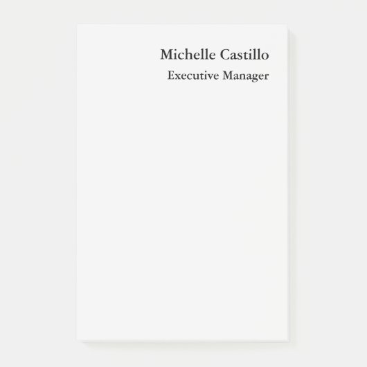 プロフェッショナルミニマリストライトグレー ポストイット (正面)