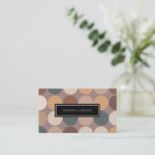 プロフェッショナルミニマリスト地球トーンサークル 名刺 (スタンド正面)