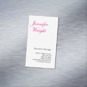 プロフェッショナルミニマリスト平野エレガントモダン マグネット名刺 (インサイチュ)