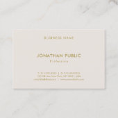 プロフェッショナルミニマリスト流行モダンの 名刺 (正面)