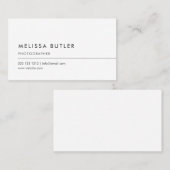 プロフェッショナルミニマリスト 名刺 (正面/裏面)