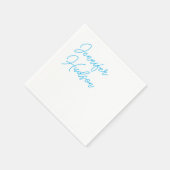 プロフェッショナルミニマリストazure blue書道 スタンダードカクテルナプキン (角)