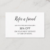 プロフェッショナルミニマリスモダントの紹介 名刺 (正面)