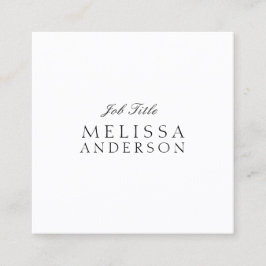 プロフェッショナルミニマリモダンスチ スクエア名刺