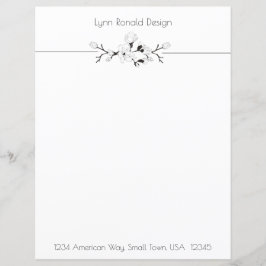 プロフェッショナルミニマルな白黒の文房具