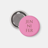 プロフェッショナルミニマルにあなたの名前を追加 マグネット (正面/裏面)