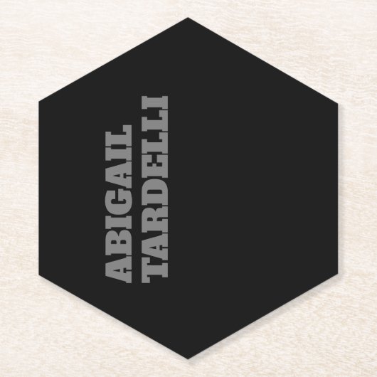 プロフェッショナルミニマルはっきりしたスモダンカスタム平野 ペーパーコースター (正面)