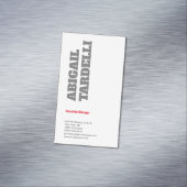 プロフェッショナルミニマルはっきりしたスモダンカスタム平野 マグネット名刺 (インサイチュ)