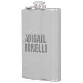 プロフェッショナルミニマルはっきりしたスモダングレー名 フラスク (左)