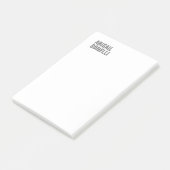 プロフェッショナルミニマルはっきりしたスモダングレー白 ポストイット (アングル)