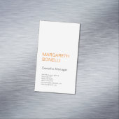 プロフェッショナルミニマルはっきりしたモダン主義者 マグネット名刺 (インサイチュ)