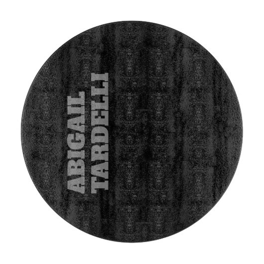 プロフェッショナルミニマルはっきりしたモダン名前をカスタムする カッティングボード (正面)