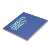 プロフェッショナルミニマルはっきりしたリストブルー タイル (側面)